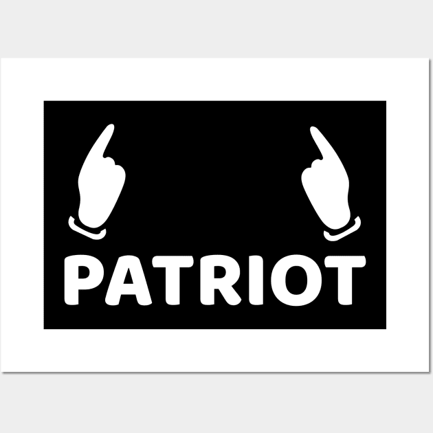 Patriot Wall Art by FromBerlinGift